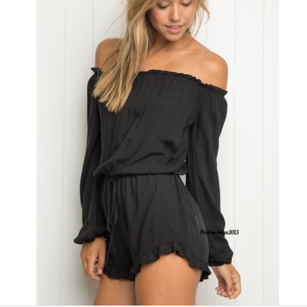 Black Brandy Melville Gabriella Romper